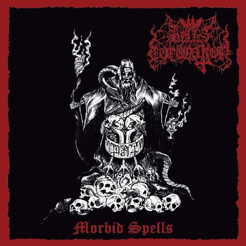 HELL’S CORANATION / HEPATOMANCY – Morbid Spells / De Tyrannide Daemonum 12″ LP