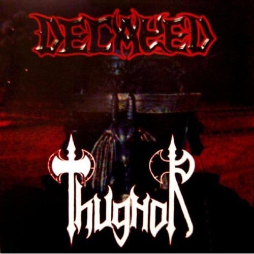 DECAYED / THUGNOR – Satanic Blast / At the Gates SPLIT-CD